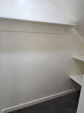 View of spacious closet