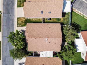 Aerial view of property