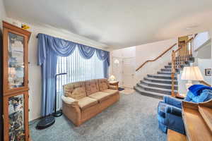 Living room/Beautiful staircase