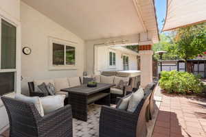 View of patio / terrace with outdoor lounge area