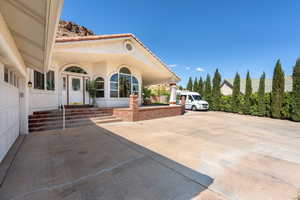 View of patio