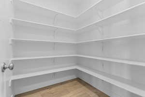 View of storage area