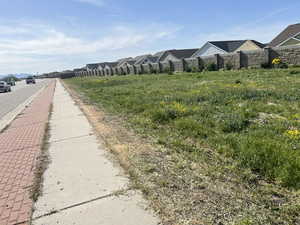 Looking west on 2700 N