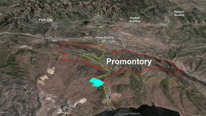 Property is Adjacent to Promontory Ranches looking toward Park City