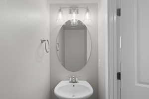 Bathroom featuring a sink