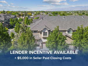 Lender Incentive Available + sellers are offering $5,000 towards closing costs to make a 2-1 buydown possible! Aerial perspective of suburban area