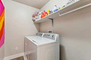 Landry room on top level