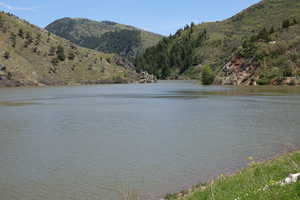 View of Causey Reservoir from the dam
