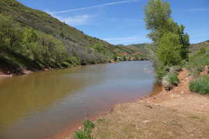 View of Causey Reservoir from the gate area