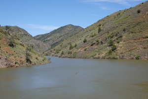 View of Causey Reservoir from the dam