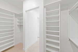 View of spacious closet