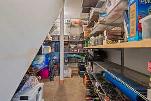 View of storage room