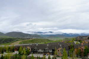 Mountain view with nearby suburban area