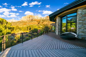 View of deck