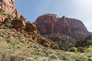 View of mountain backdrop