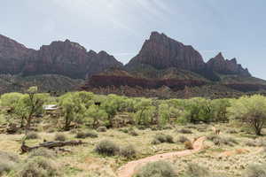 View of mountain background