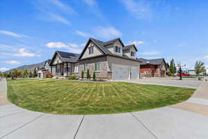 Beautiful home with modern touches, situated on a desirable corner lot, offering serene surroundings and a perfect blend of contemporary style and peaceful living.