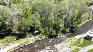 Aerial overview of property's location