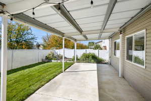 View of patio