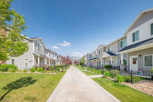 View of road with a residential view