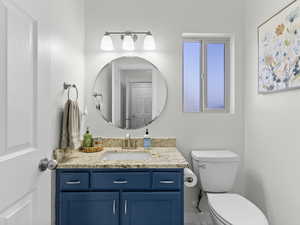 Beautifully remodeled half bathroom