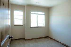 You'll appreciate the extra window and sunshine this room offers.