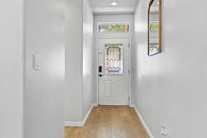 Entry with lots of Natural light