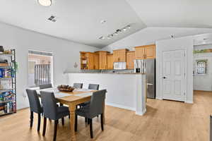 Bar Seating and Large Dining Area
