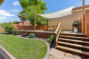 Backyard with Deck
