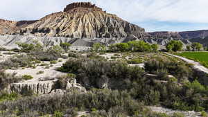 View of mountain background