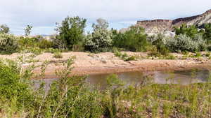 Water view with mountains