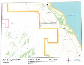 Map / location featuring property parcel outlined