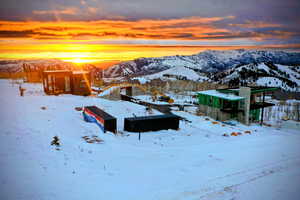 View West to the Great Salt Lake. Amazing sunsets at Aspen Ridge