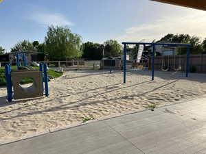 View of community with fence
