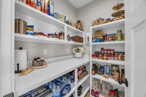 View of storage area