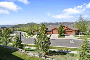 Bird's eye view of mountains