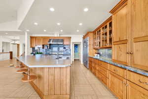 Cherry solid wood cabinetry