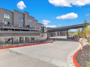 View of property's community with fence