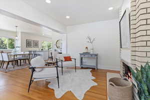Upstairs living room.