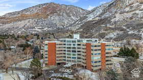 View of property featuring a mountain view