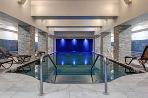 View of indoor pool