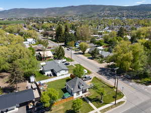 Drone / aerial view of mountains