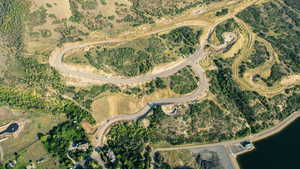 Aerial view of property and surrounding area