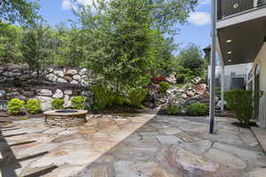 View of patio