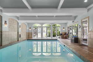 View of indoor pool