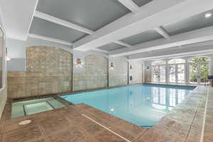 View of indoor pool