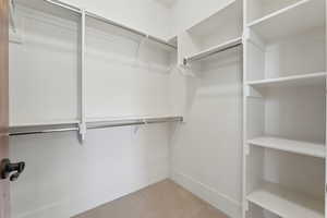 View of spacious closet