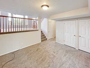 Family room with walkout access to the backyard