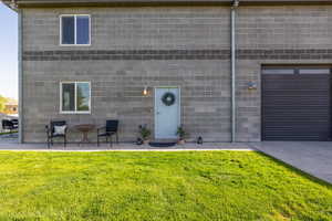 View of ADU entry and front porch