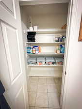 View of storage area